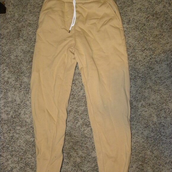 Women Size Small - Gold Sweatpants by Forever 21 - Picture 1 of 2
